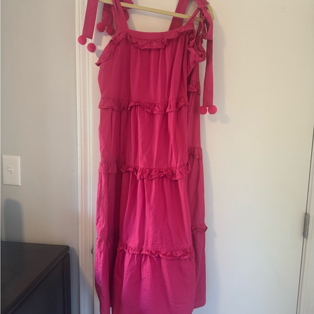 TCEC Fuchsia Gathered Fabric